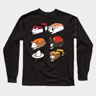 Sushi Bull Terrier Long Sleeve T-Shirt